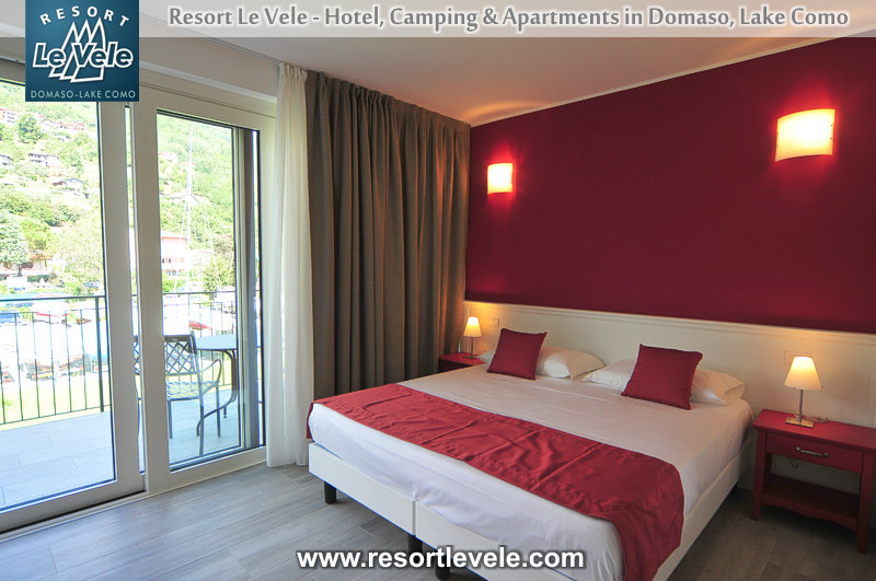 hotel resort le vele domaso lake como - double room with balcony